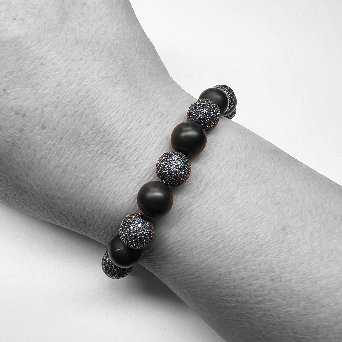 Blue Sapphire Beads Bracelet